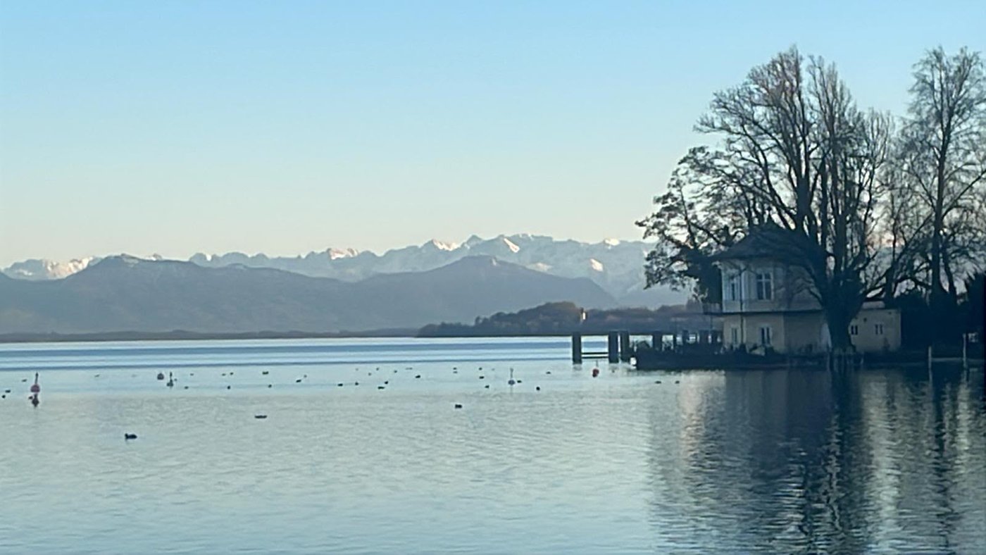 Starnberger See mit Alpenblick