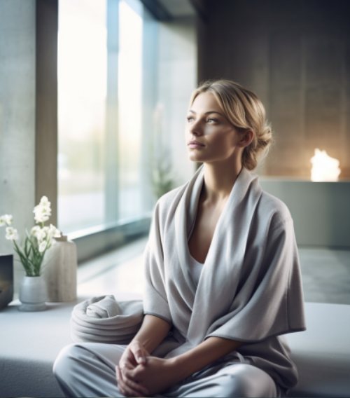 Nachspüren und Ruhe nach der Massage